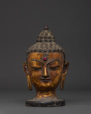 Buddha Head Figurine