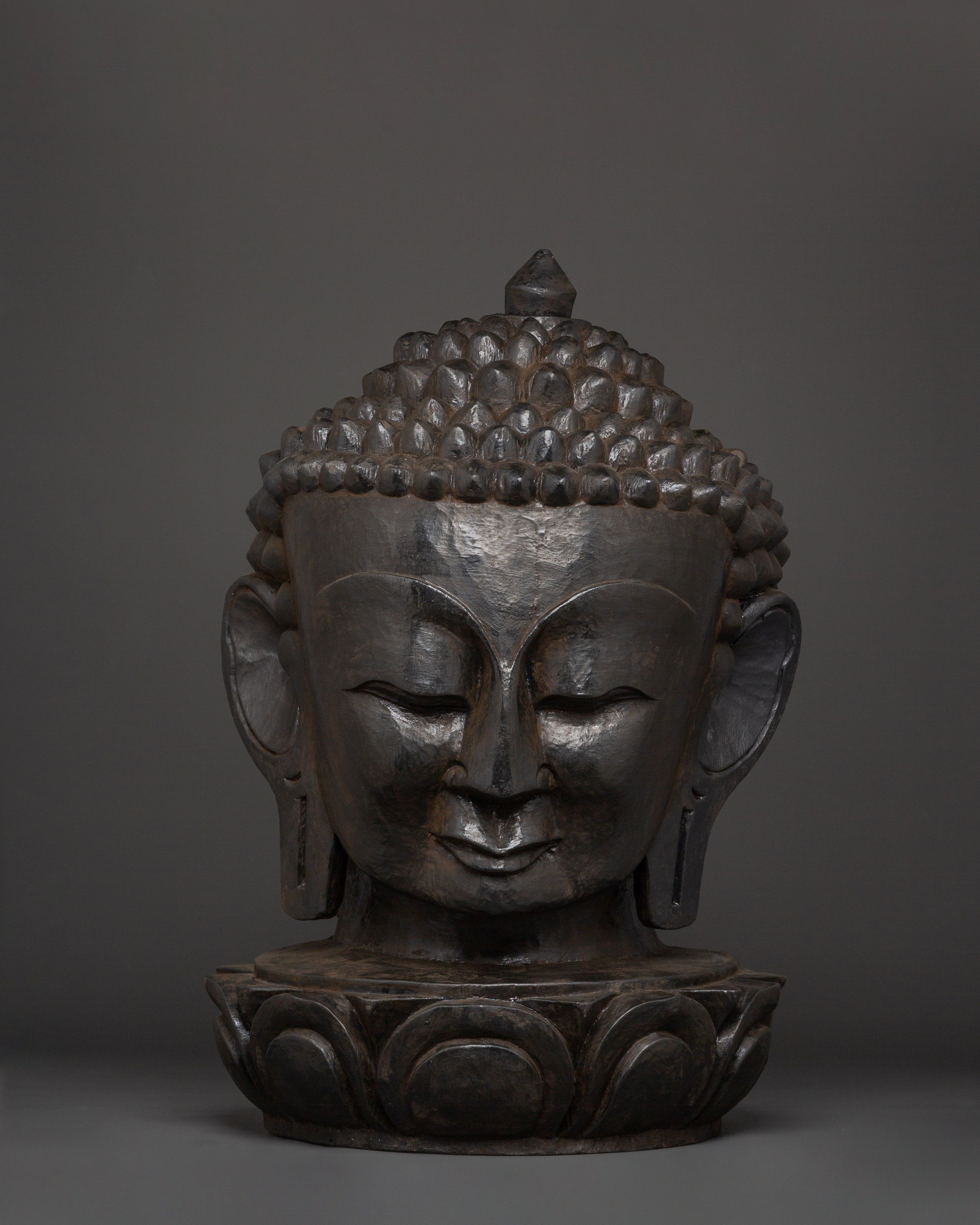 Buddhist Head Sculpture
