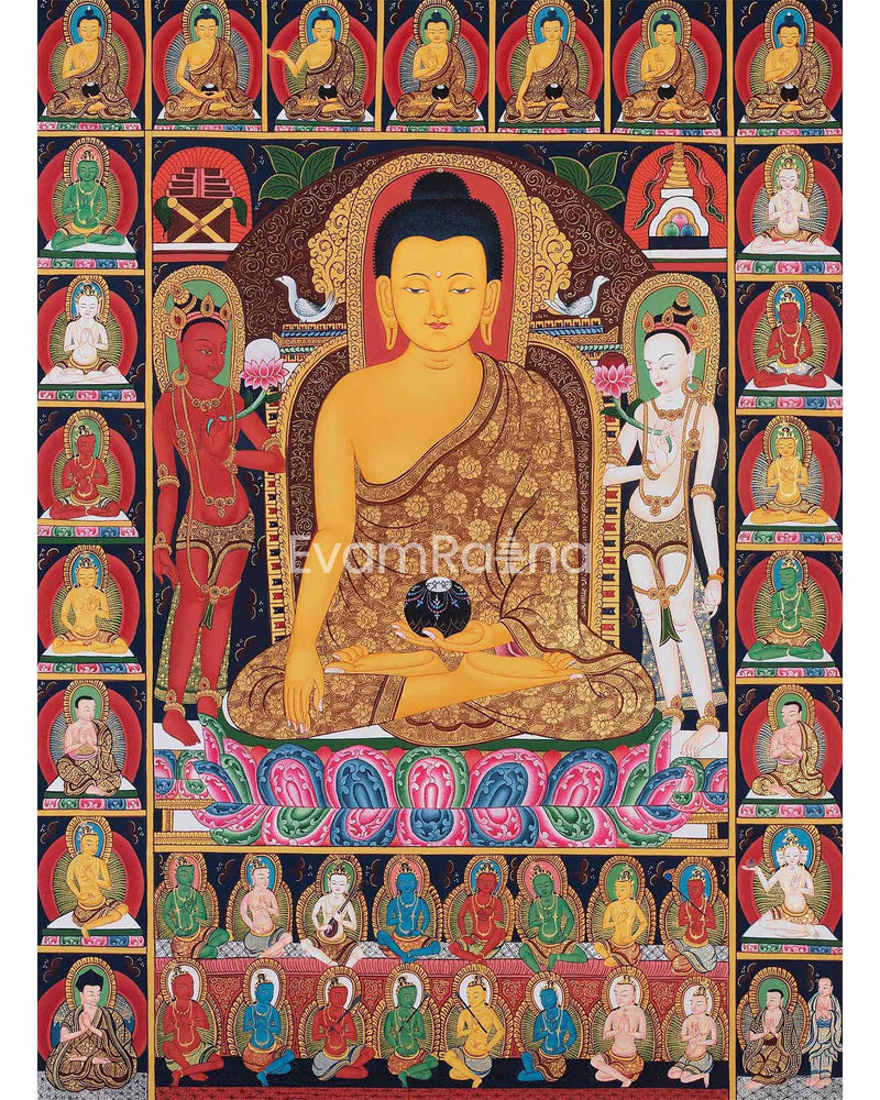 Kadampa  Shakyamuni Buddha Thangka