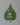 White Metal Buddha Leaf