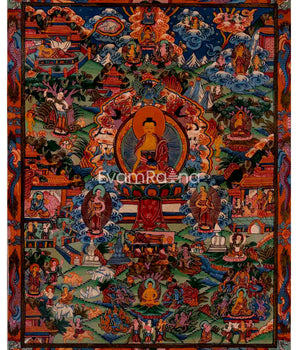 Buddha life Story Original Hand-Painted Thangka
