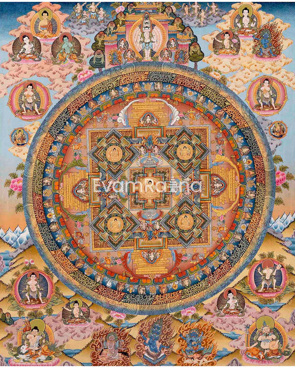 Buddha Mandala Thangka 