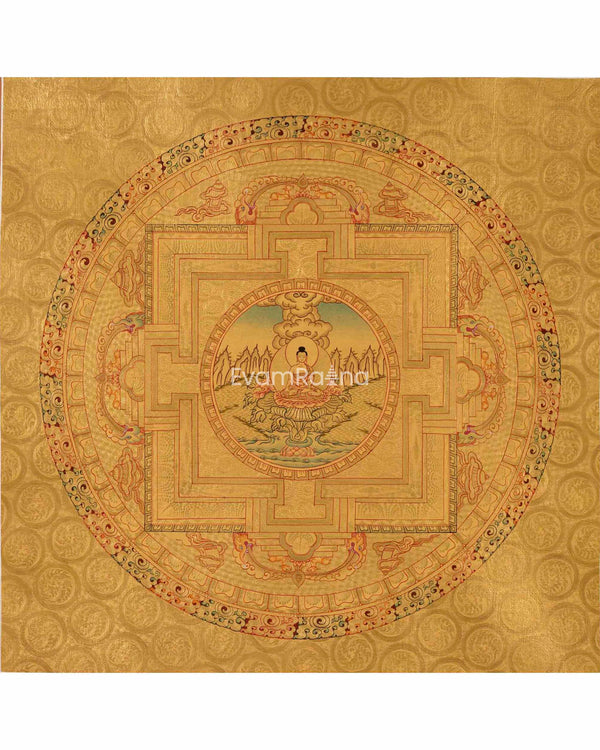 Shakyamuni Buddha Mandala Thangka