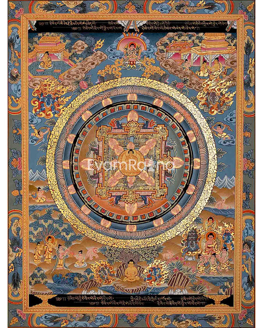 Genuine Handcrafted Buddha Mandala Thangka