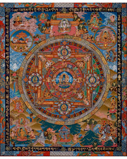 Medicine Buddha Mandala Thangka Painting