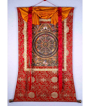 Brocade Mounted Buddha Mandala
