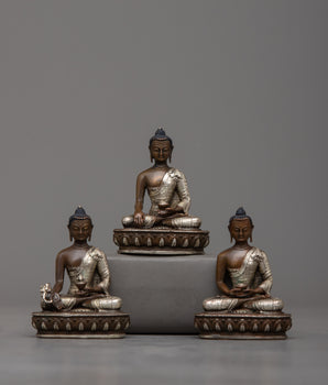Machine Molded Buddha Set Statue