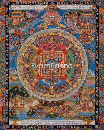 Buddha Shakti Mandala Thangka