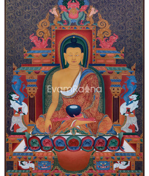Buddha Shakyamuni Thangka Print