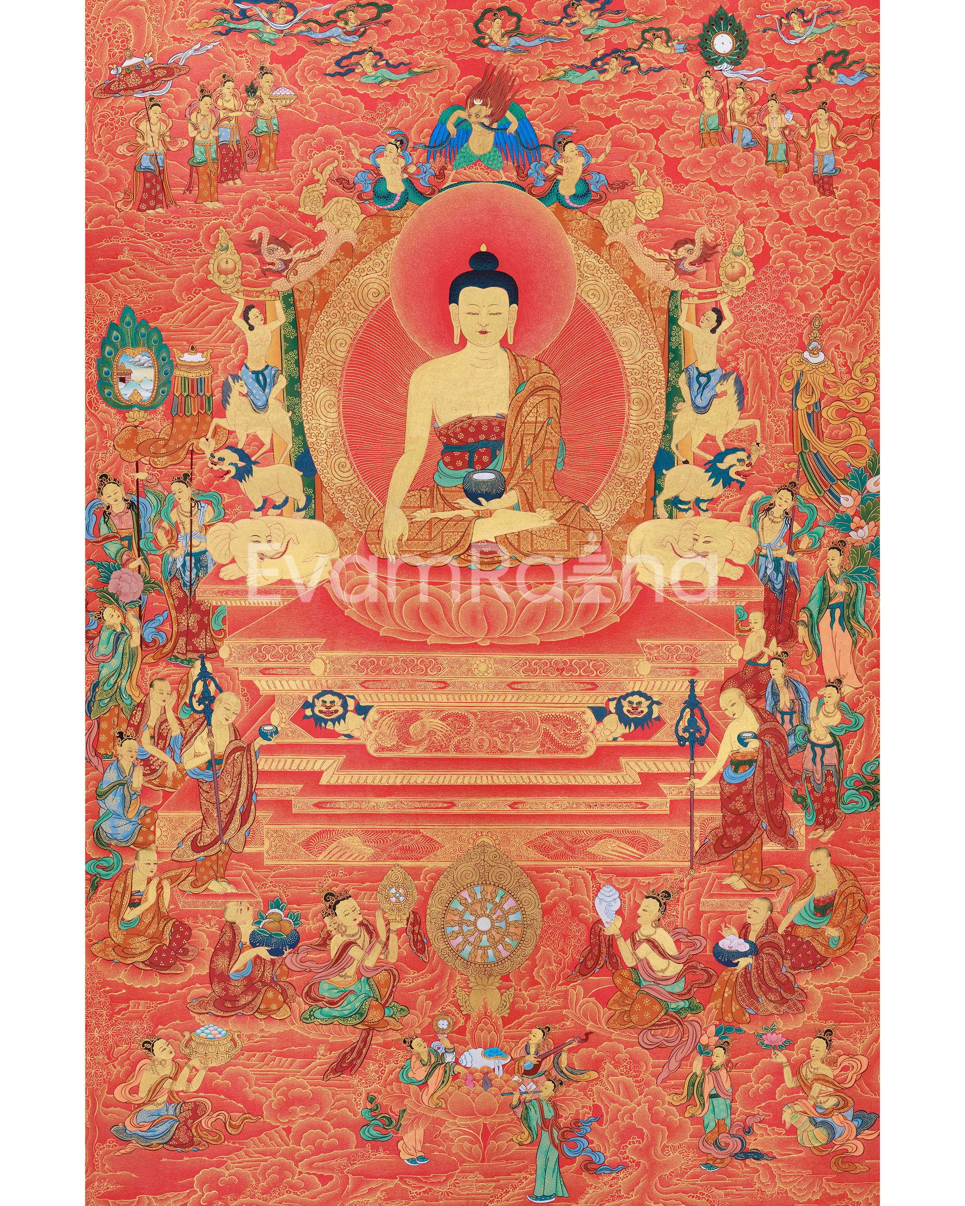 Siddhartha Gautama Buddha Thangka