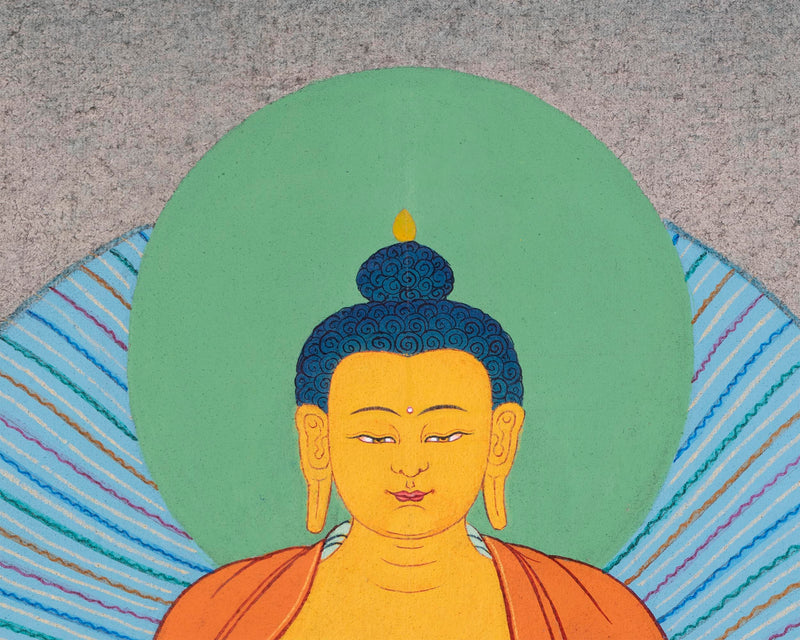 Buddha Shakyamuni for Meditation Thangka