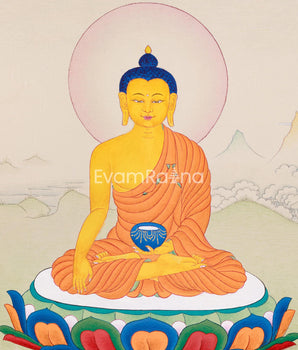 Buddha Shakyamuni Small Thangka