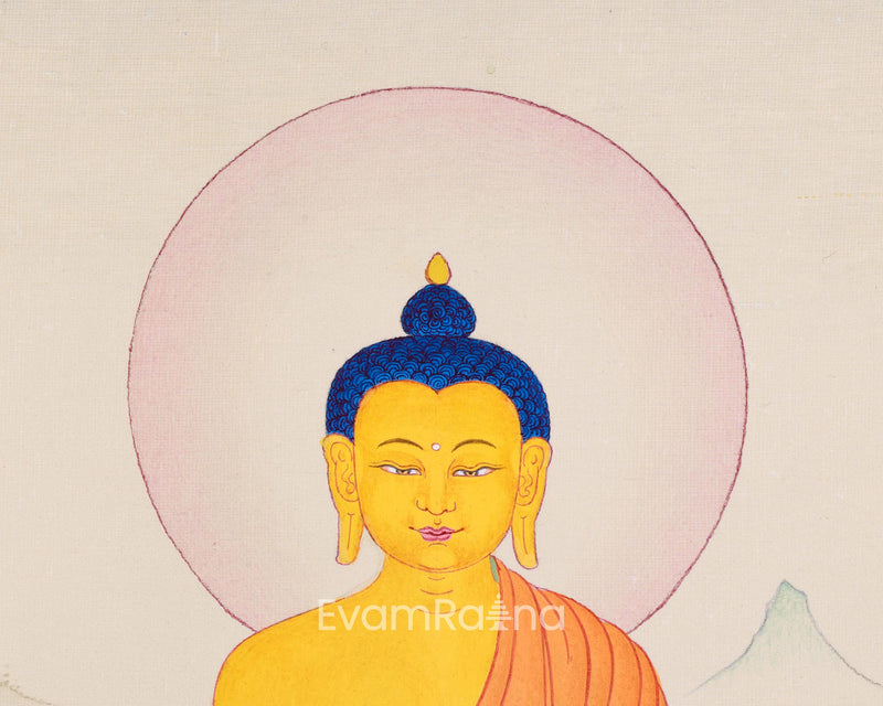 Buddha Shakyamuni Small Thangka