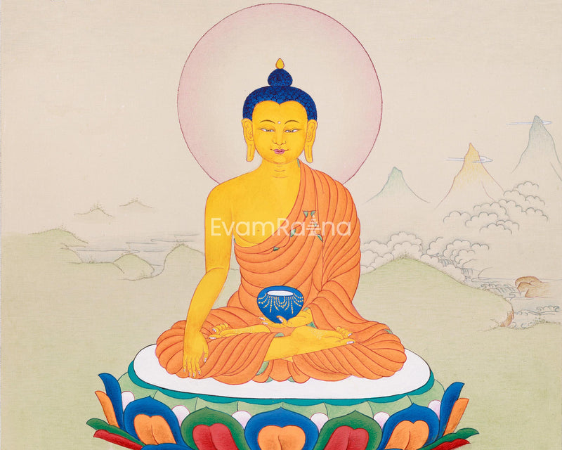 Buddha Shakyamuni Small Thangka