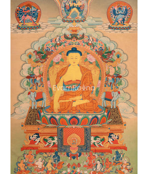 Buddha Shakyamuni Thangka Print