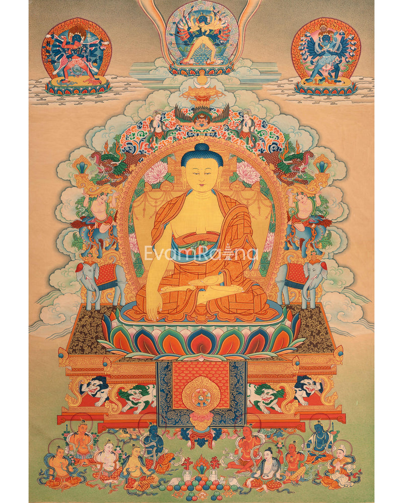 Buddha Shakyamuni Thangka Print