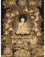 Shakyamuni Buddha and Mara Demon Thangka