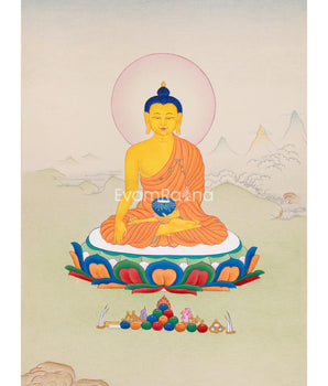 Buddha Shakyamuni Small Thangka