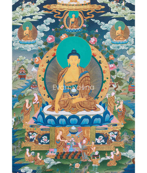 Gautam Buddha Acrylic Painting Art