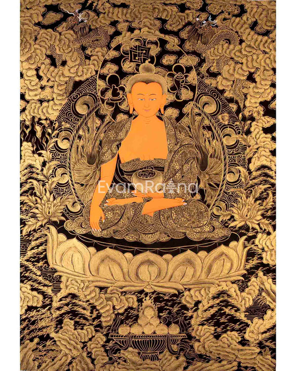 Full 24K Gold Style Shakyamuni Buddha