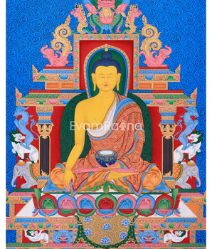 Thangka of Buddha Shakyamuni, Tibetan Art