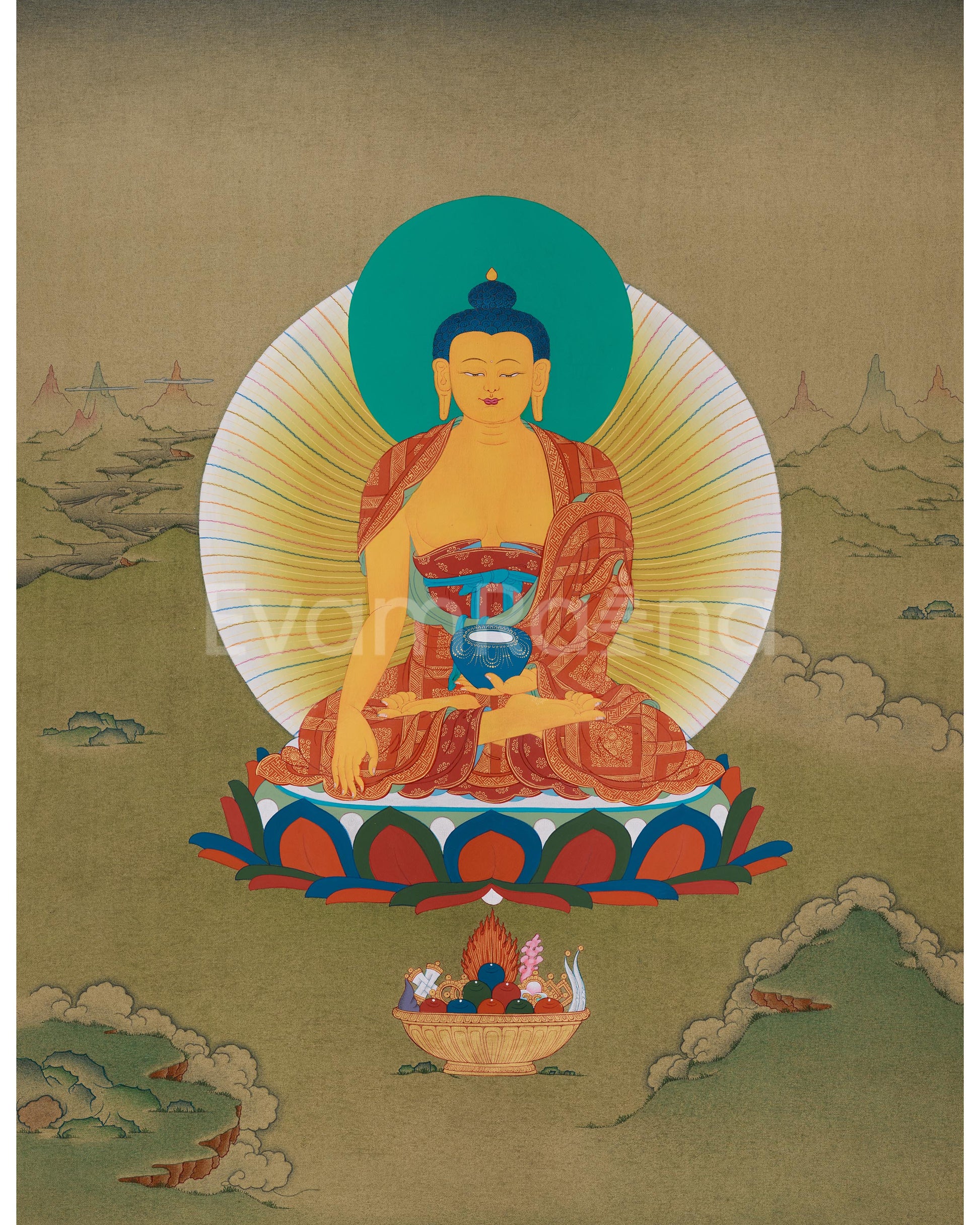 Shakyamuni Gautama Buddha Thangka 