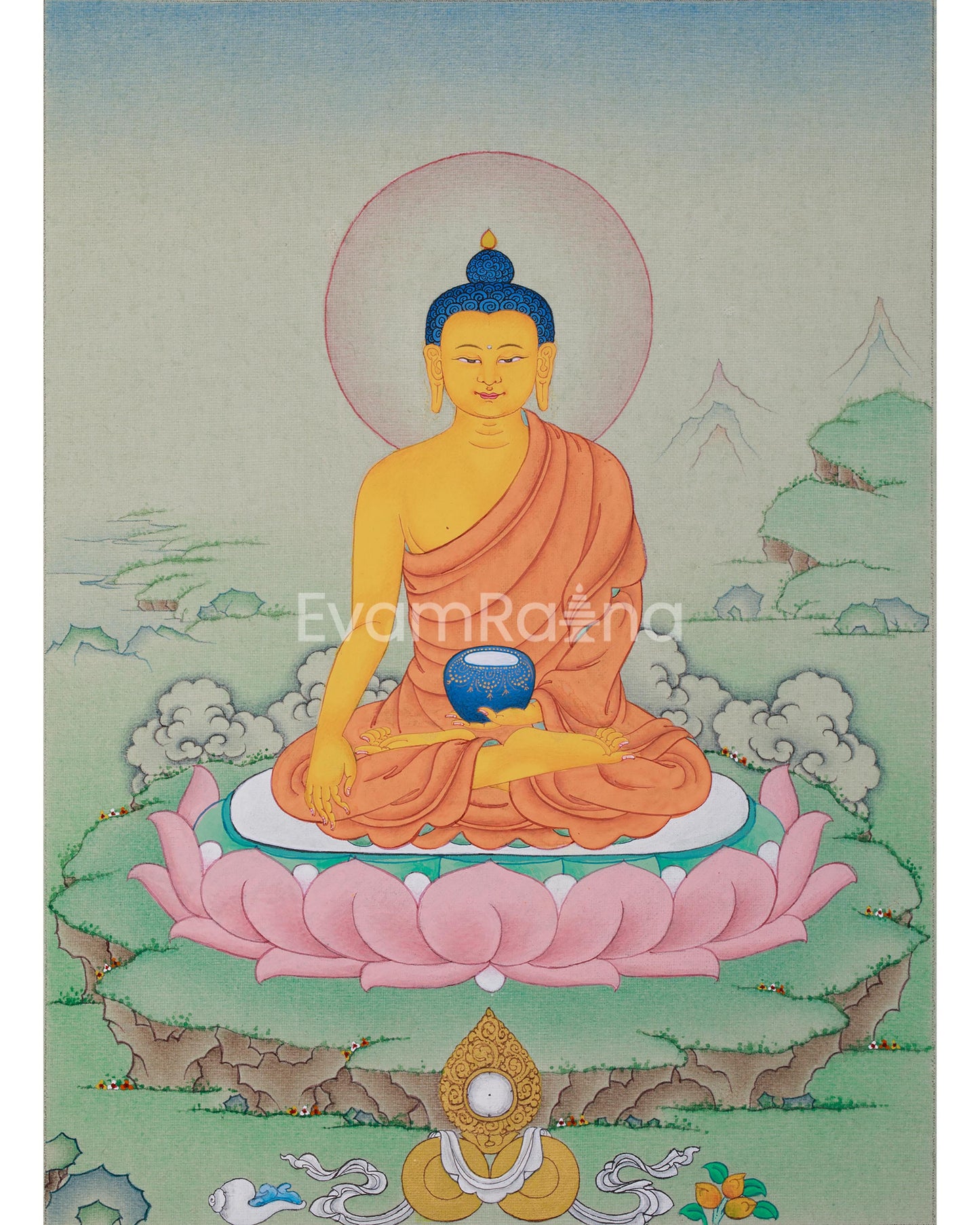 buddhist-thangka-of-shakyamuni-buddha