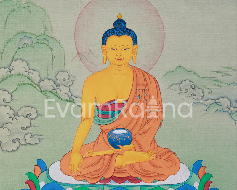 The Peaceful Buddha Shakyamuni | Compact Artwork of Awakened One