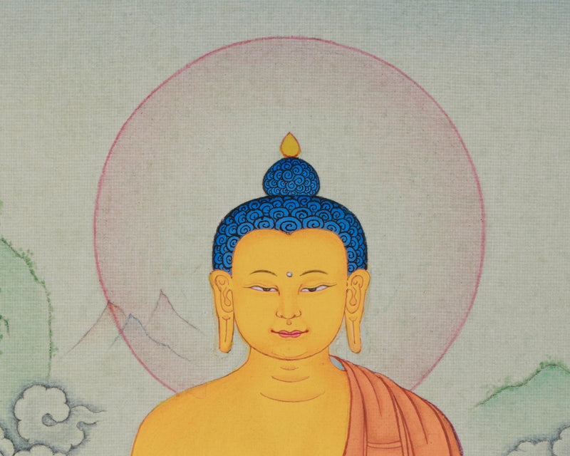 The Peaceful Buddha Shakyamuni | Compact Artwork of Awakened One