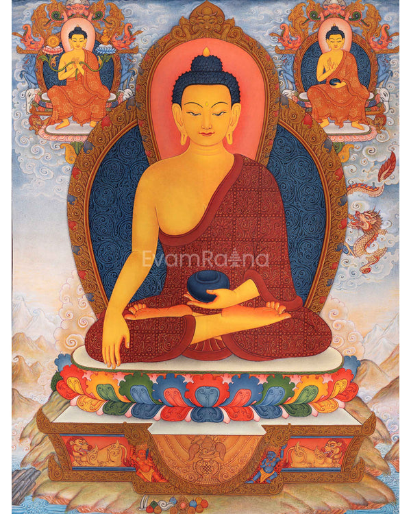 Traditional Buddha Shakyamuni Thangka