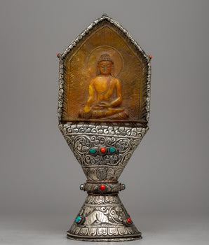 White Metal Tibetan Stamp