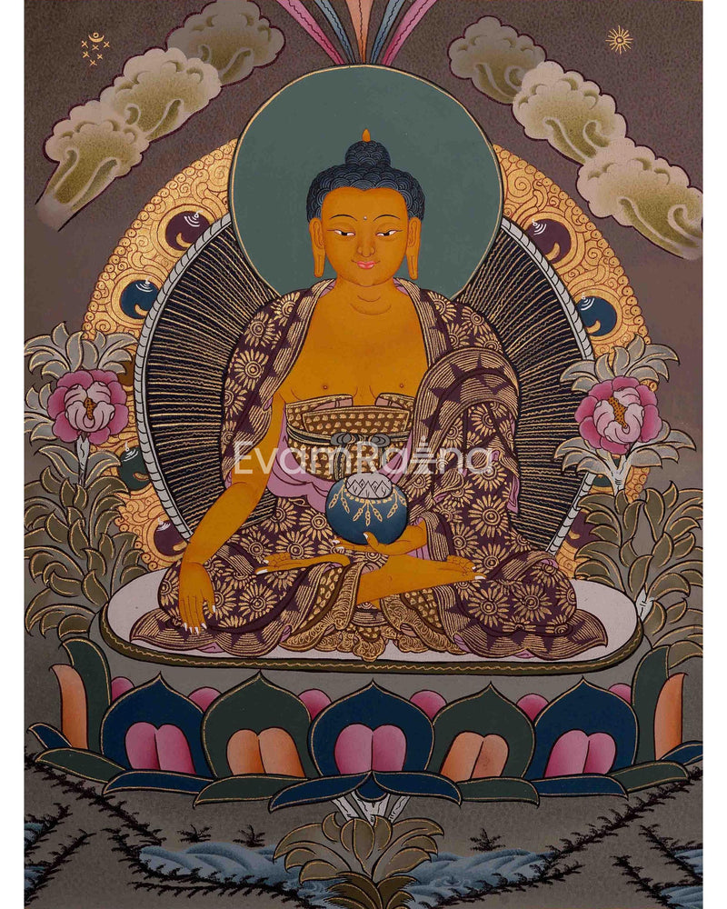 Shakyamuni Buddha Thangka | Buddhist Altar |