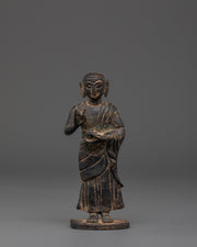 Handmade Copper Standing Buddha | Handcrafted Statue