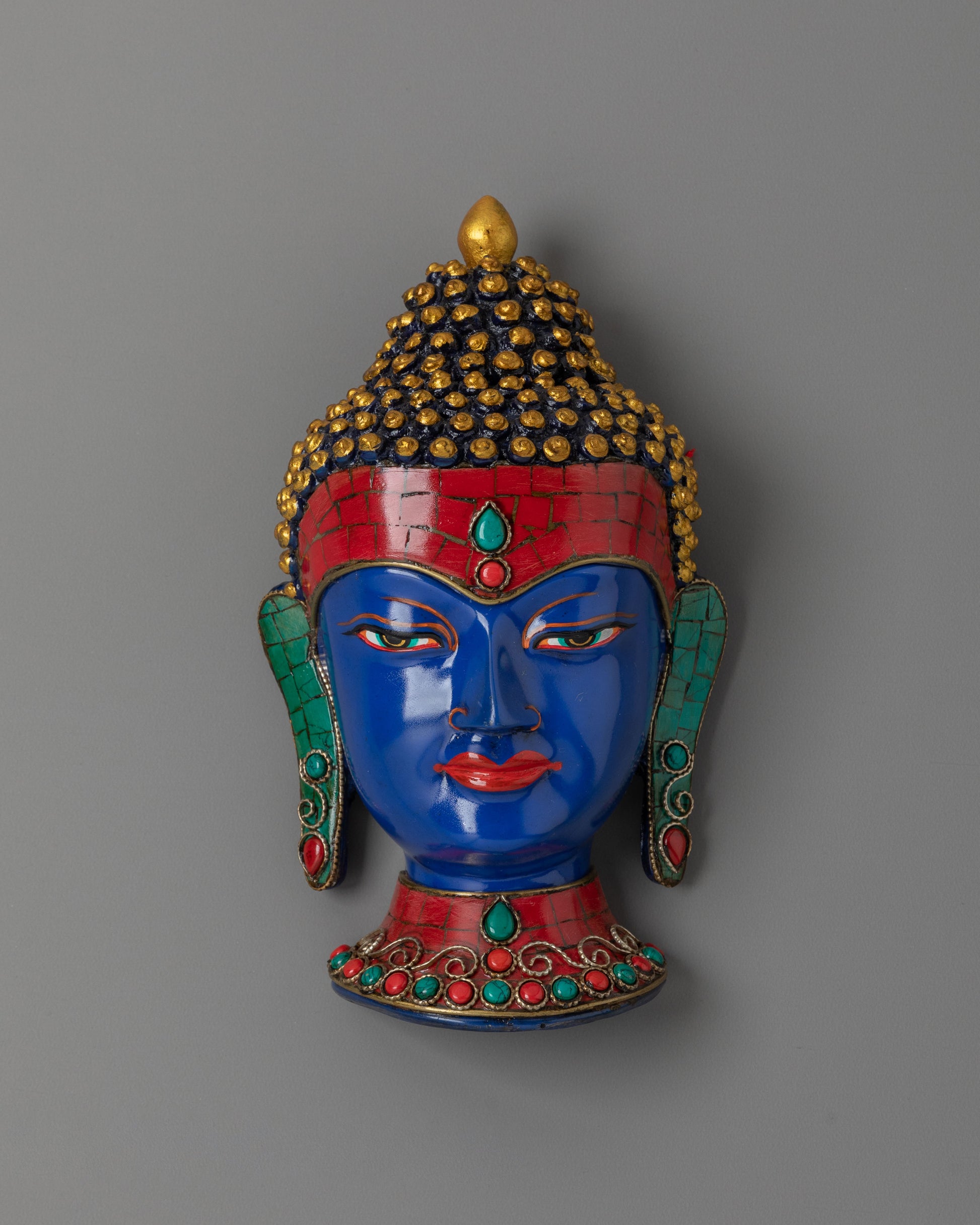 Spiritual Himalayan Buddha Face Wall Hanging