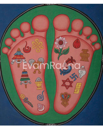 Buddha's Feet Laden