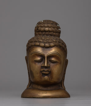 Vintage-Style Buddha Head