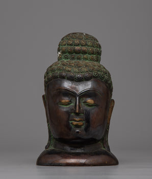 Sacred Buddhist Brass Sculpture
