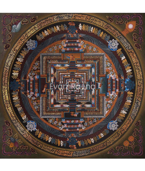 Buddhist Kalachakra Mandala