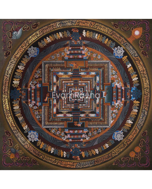 Buddhist Kalachakra Mandala