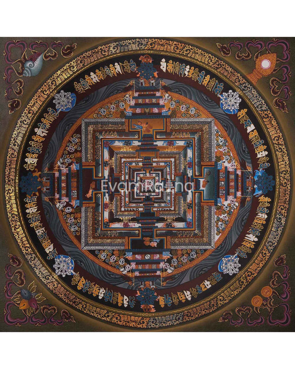 Buddhist Kalachakra Mandala