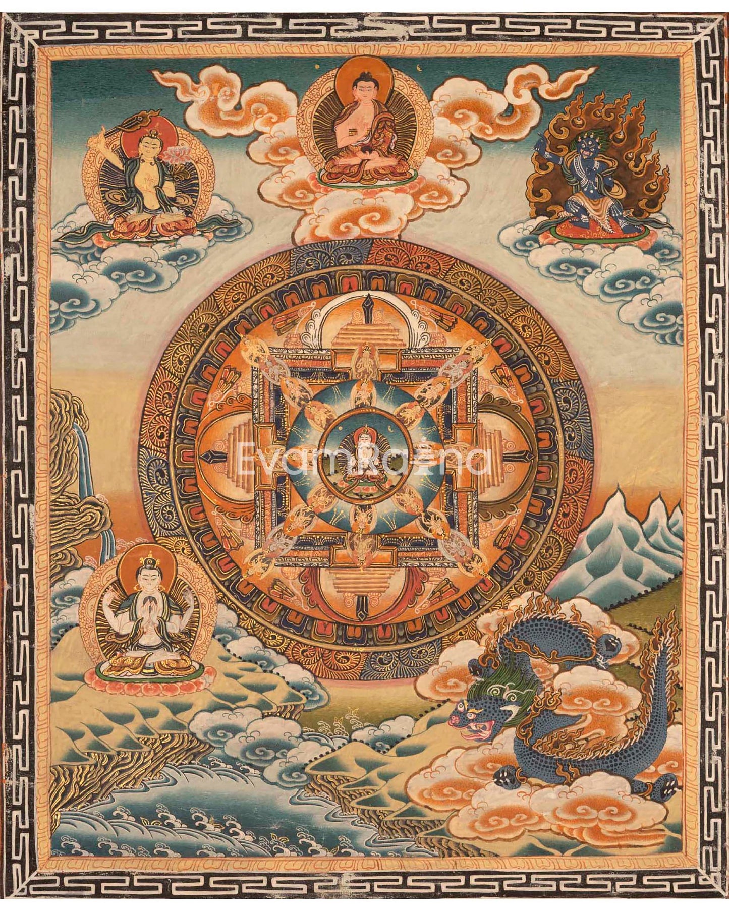 Buddhist Mandala Thangka