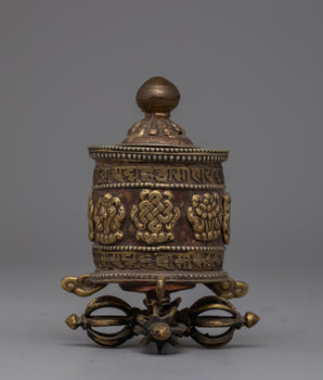 Buddhist Nepal Prayer Wheel
