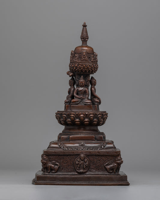 Copper Buddha Stupa