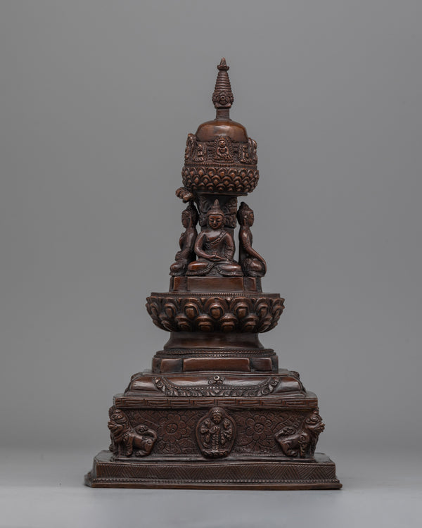 Copper Buddha Stupa