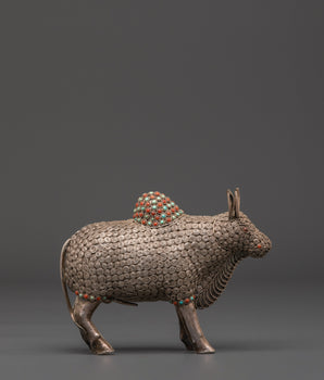 Handcrafted Bull Figurine