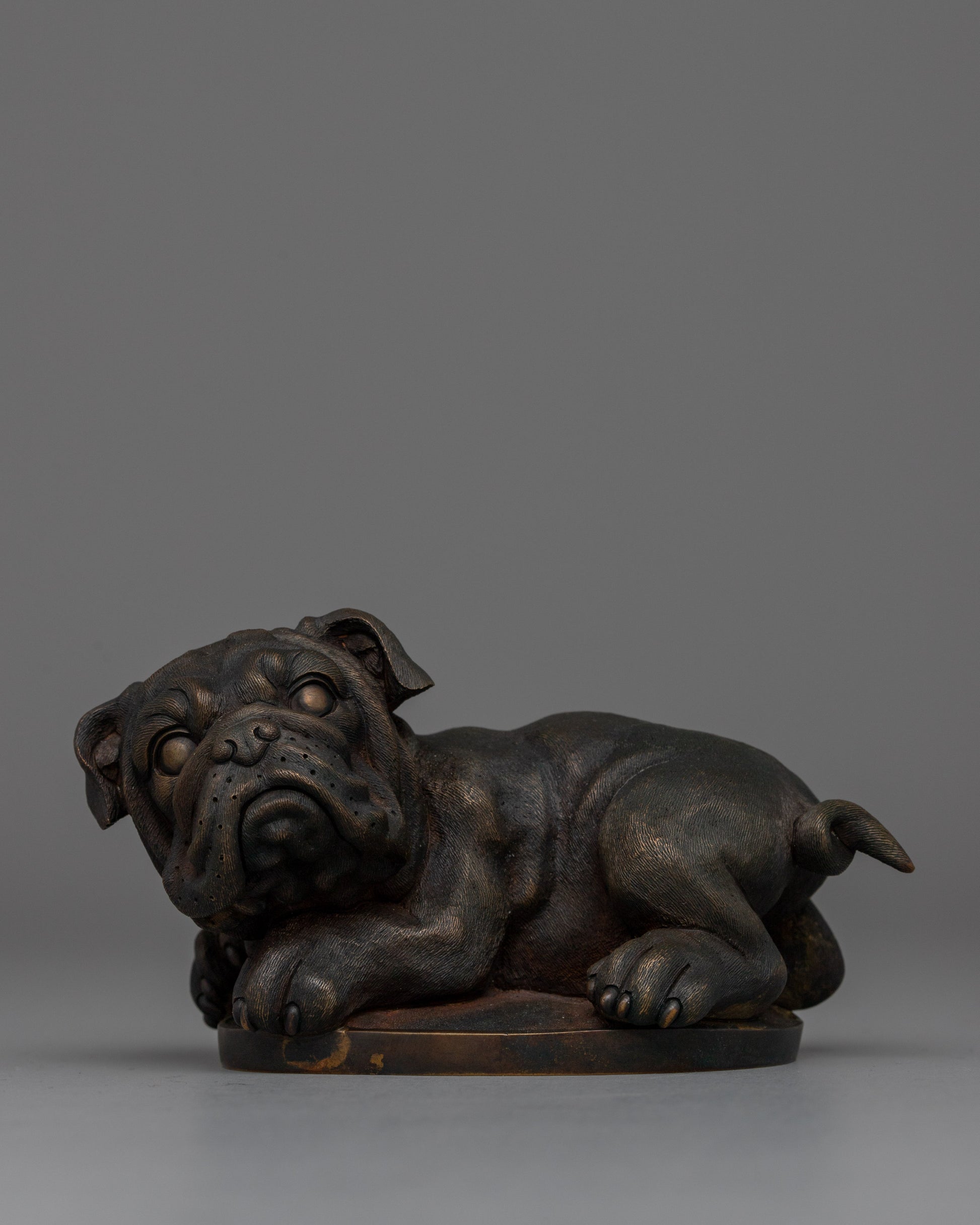 Elegant Bull Dog Figurine