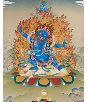 Bhutadamara Vajrapani Thangka