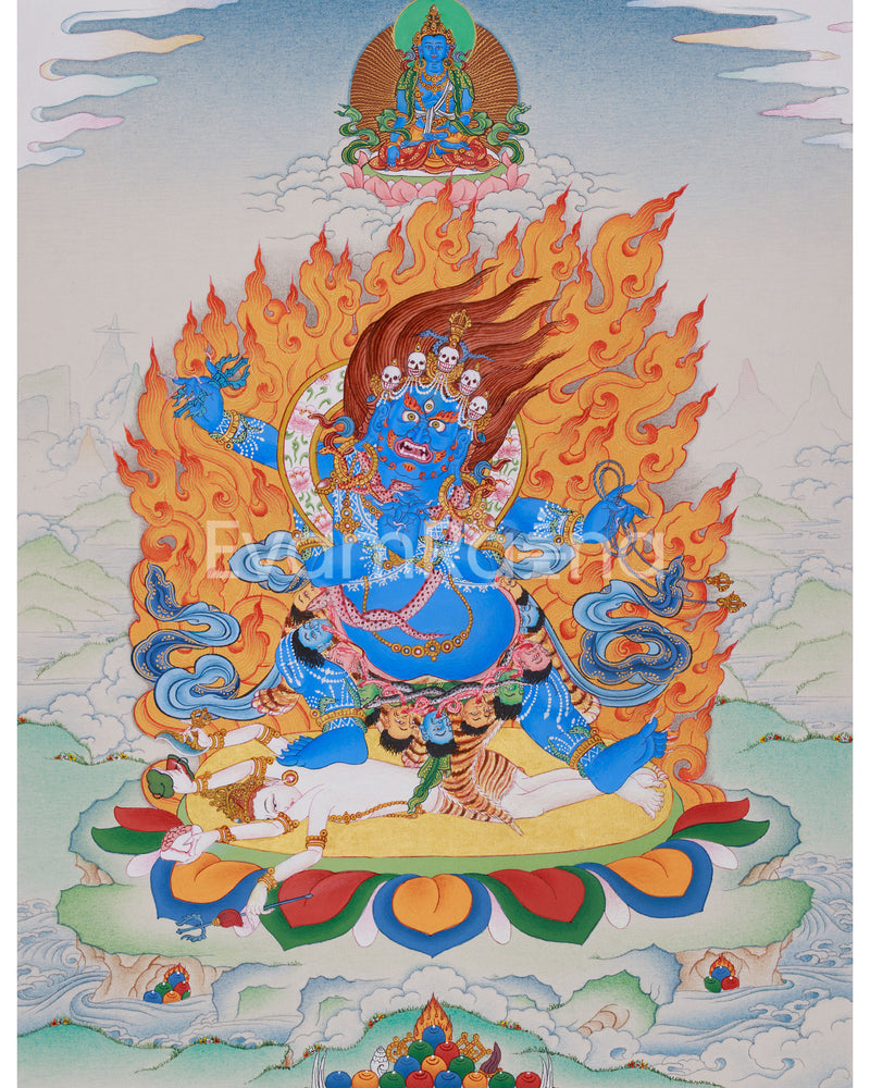 Sakya Vajrapani, Bhutadamara Thangka