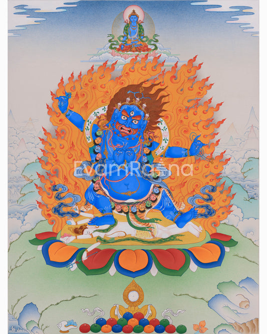 Butadamara Vajrapani Thangka 