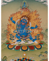 Vajrapani Butadamara Thangka 